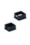 12 Piece Dora Desk Mat Set - Black Full Set (with Silver Accessories) - 6