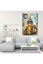 Galata Tower Wall Art - Collage Works, Canvas Painting - 3