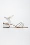 Florence Women's - Galvanized Stone Detailed Thick Heel Evening Dress Shoes