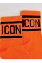 Unisex comics fashion orange icon orange college socks - 3