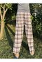 Men's Pocketless Elastic Waist Pajama Bottoms Sweatpants Light Gray Square - 6