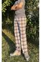 Men's Pocketless Elastic Waist Pajama Bottoms Sweatpants Light Gray Square - 3