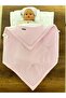 Pink Knitwear Swaddle Blanket / 3-Piece Handkerchief with Gift - 5