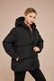 Women's Hooded Trendy Puffer Coat - 4