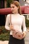 New Model Mink Unigue Canvas Waist Bag with Two Pockets and Writing on It