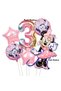 Minnie Mouse 3 Years Old Balloon Set Minnie Mouse Birthday Concept Party Balloon Set