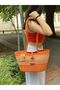 Straw Jute Look Clutch Bag Beach Bag Shoulder Bag - 2