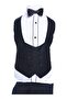 Black Lapel 8 Piece Kids Tuxedo Suit - 7