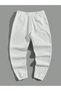 1980 Los Angeles Sweatpants Jogger - White Printed Rubber Leg High Waist - 2