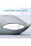 Luxear Cooling Pillowcase Set of 2, Elastic Arc-Chill Cooling Fiber 40X80 - 6