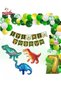 Age Foil Dinosaur Themed Birthday Party Set Decoration with Foil Balloons - 3