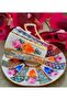 Labyrinth Porcelain Hand Painting 2-Piece Cup Set - 2