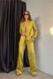 Satin Palazzo Women's Suit New Season 24w - 8