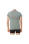 8 Pieces Air Force Gray Color Short Sleeve Round Collar Paid Novice Soldier Set Cotton Undershirt - 2
