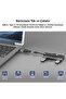 NK-1048HD 6in1 USB + Type-C + Lightning + SD-TF قارئ بطاقات محول أسود - 2