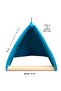 Konur & Kayak Parrot Sleeping Swing Wind-Breaking Tent Swing Blue - 2