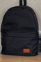 Unisex Black Backpack with Water-Repellent Repellent Fabric, School Bag, Travel Bag, 40x30x15cm, 18lt - 8