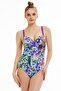 ملابس السباحة المغطاة باللون الأرجواني