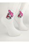 Unisex Hello Kitty My Melody Socks Colorful Patterned White College Socks