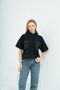 Women's Fleece Short Sleeve Hooded Sweatshirt - 4