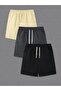 3-Pack Men's Combed Cotton Shorts with Pockets