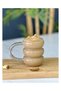 Luxury Borosilicate Glass Phenomenon 300 ml Single Mug with Colored Handle