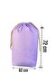lilac Bag Set of 2 - 72x62 cm Drawstring Carry Bag and Quilt Pillow Storage Bag - 2