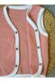 Braided Snap Fastener Seasonal Baby Vest 3-6-9 Months - 4