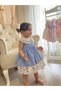Blossom Stripes 100% Cotton Striped and Floral Baby Girl Dress - 6