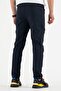 Men's Navy Blue Breathable Lycra 4-Pocket Outdoor Pants - 6
