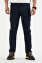 Men's Navy Blue Breathable Lycra 4-Pocket Outdoor Pants - 3