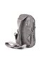 Men's Shoulder Bag Cross Chest and Backpack Body Bag Gray Vegan Leather Etn-72-G - 3