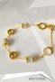 Stainless Tarnish Steel Zircon Stone Bracelet - 4