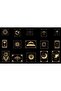 15 Piece Scrapbook / Bullet / Vintage Foil Sticker Set/1 - 3