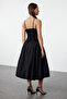 Black A-Line Woven Dress Tprss24El00260 - 5