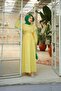 Laced Embroidery Lace Scallop Hijab Dress - Baby Collar, Long Cut - 2