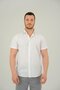 Men's Shirt - White, Short Sleeve