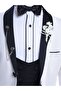 Black Lapel 8 Piece Kids Tuxedo Suit - 4