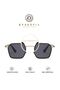 Sunglasses Men's UV400 Glass CE Certified Gold Black - 5