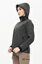 Barrack Women's Softshell Tactical Jacket Water and Windproof Detachable Hood with Side Pockets - 3