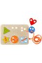 Montessori Rope Threading Colorful Geometric Shapes - 2
