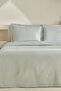 Lavin 100% Cotton Double Duvet Cover Set Sage