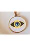 Success, money, family harmony number sequence evil eye bead detailed eye necklace - 5