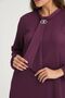 Women's Woven Crinkle Wrapped Fabric Bottom Top Set - 3