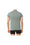 12 Pieces Air Force Gray Color Short Sleeve Round Collar Paid Novice Soldier Set Cotton Undershirt - 2