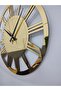 Wooden Factory Vip Modern Design Decorative Wall Clock (Gold) - 6