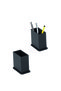 Dora Desk Set - 12 Pieces Black Table with Flag and Gold Accessories - 7