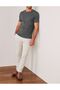 Men's Black Ultrasoft Crew Neck 95% Cotton Slim Fit Slim Fit T-shirt - 2