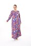 Women's Plus Size Long Sleeve Viscose Combed Cotton Hijab Suitable Long Maxi Dress - 6