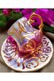 Dalgam Porcelain Hand Painted 2-Piece Cup Set - 4